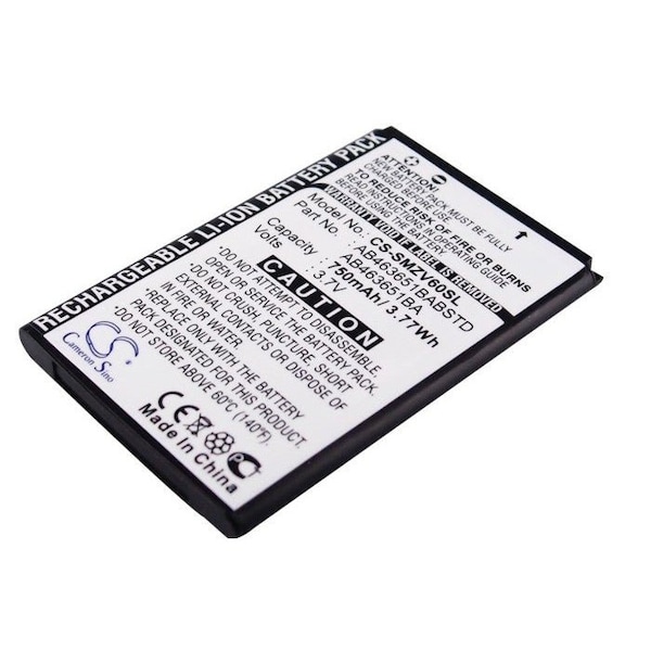 Bsc Preferred Samsung SGH-J800 SGH-L700 SGH-M7600 SGH-P260 SGH-R450 SGH Mobile Phone Repl. Battery CS-SMZV60SL - main